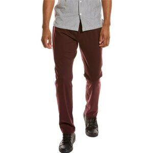 Theory Men's The Tech Raffi Compact Slim Pants Dark Pimento Rust 30